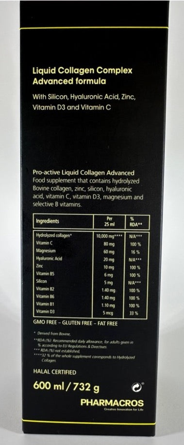 Proactive Liquid Collagen - Lemon Flavour
